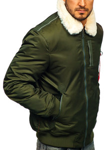 Blouson d'hiver pour homme, sticker style aviateur, offre spéciale, grande taille - Product Image 4