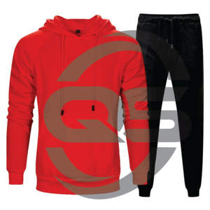 ชุดวอร์ม2ชิ้นแบบเข้ารูปชุดวอร์มผ้าฝ้ายสำหรับวิ่งชุดวอร์มเข้ารูปโลโก้ตามสั่งสำหรับฤดูหนาวของ2020 - Product Image 4