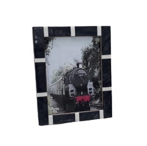 Hot Selling Wholesale Price Brown Resin Inlay <b>Photo</b> <b>Frame</b> Picture <b>Frame</b> - Product Image 1