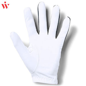 Gants de golf Cabretta en cuir avec logo personnalisé OEM couleur blanc souple taille sur mesure pour hommes et femmes - Product Image 6