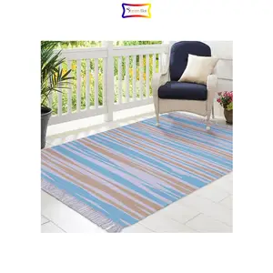 Fabricante experimentado de hilos coloridos, alfombras tejidas para interiores bordadas en forma de rectángulo a precio nominal