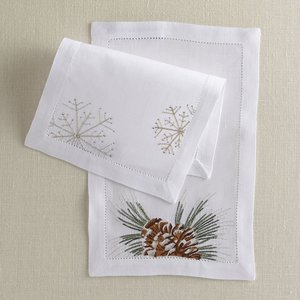 Brodé serviettes de cocktail - Product Image 1