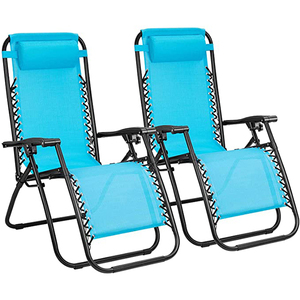 <span class=keywords><strong>Chaise</strong></span> longue <span class=keywords><strong>pliante</strong></span> <span class=keywords><strong>de</strong></span> haute qualité à gravité zéro avec porte-gobelet - Product Image 1