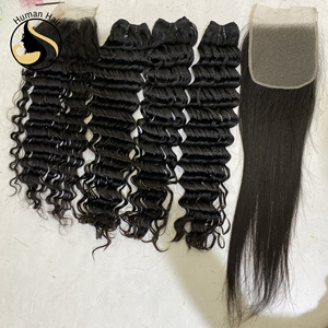 Tissage en lot vietnamien naturel Remy — ali queen, Loose Deep Wave, cheveux bouclés, cuticules non traités, sequins, offre spéciale, 100% - Product Image 6