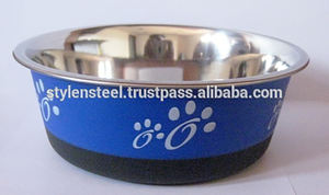 Cuencos y alimentadores de acero inoxidable para mascotas, cuencos de comida antideslizantes para gatos y perros, tazón de alimentación para mascotas al por mayor - Product Image 2