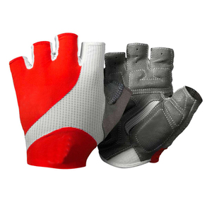 Vente en gros de gants de cyclisme professionnels personnalisés pour la course demi-doigts rembourrés durables et respirants à bas prix - Product Image 3