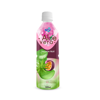 Vietnam Groothandel Gratis Monster Gratis Ontwerp 500ml Fles ALOE VERA DRANK Met Passievrucht Smaak Lage Minimum Bestelhoeveelheid HALAL Certificering