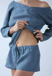 Ropa de dormir de satén de seda de lujo para mujer, ropa de dormir de manga larga sin soldadura, ropa de noche femenina, Vestido corto sexy - Product Image 2