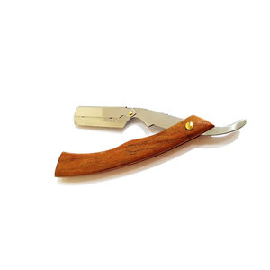 Rasoir électrique à manche en bois pour le visage, les poils, les sourcils, la barbe - Instruments chirurgicaux en acier inoxydable - Product Image 1