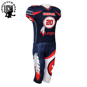 Conjunto de Uniforme de Fútbol Americano para Hombre - 100% Poliéster de Secado Rápido y Transpirable, Talla Grande, Logotipo Delantero/Trasero, Marca ÚNICA DE ROPA DE GIMNASIO - Product Image 4