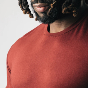 เสื้อยืดผู้ชาย OEM ขายส่ง ออกแบบโลโก้ได้ ผลิตเสื้อยืดเปล่า 100% ผ้าฝ้าย พิมพ์ลายตามสั่ง เสื้อยืดเรียบๆ เสื้อยืดผู้ชาย - Product Image 2