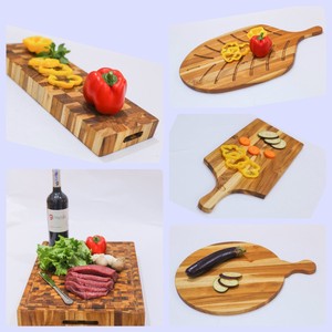 Planche de service à fromage en bois à grain fin de bambou avec logo personnalisé de haute qualité nouveau matériel PC ustensiles de cuisine bloc à découper pratique - Product Image 5