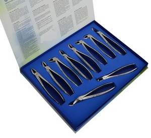 Forceps d'extraction dentaire en acier, instruments manuels de qualité A+ selon la norme allemande, garantie à vie - Product Image 5