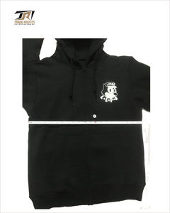 Sudadera con capucha unisex con cremallera y logotipo personalizado para invierno, el mejor GSM grueso poliéster/algodón bajo MOQ estilo ajustado - Product Image 5