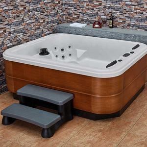 <span class=keywords><strong>Bestway</strong></span> — <span class=keywords><strong>piscine</strong></span> gonflable carrée pour 6 personnes, bain à emporter, outil d'extérieur, thème hawaïen, spa, 54154 - Product Image 2