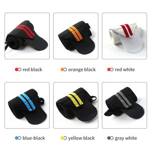 Top Quality High Wristband Elastic Thumb Support <b>Wrist</b> <b>Band</b> Wraps Misha Sports & Fitness PK Customized Logo Design 5 Pairs - Product Image 6