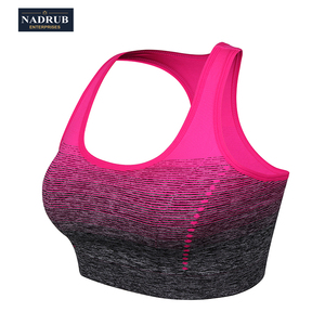 Women High for Sports <b>Bra</b> with Padded Removable Cups Spandex/Polyester Quick Dry & Breathable Textured Design for Yoga - Product Image 5