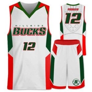 Ensembles d'uniformes de basketball Uniforam respirants 100% polyester antibactériens imprimés par sublimation unisexe adulte 240g Kaleemindustry - Product Image 4