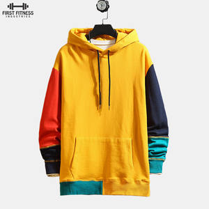 Sweat-shirts surdimensionnés à logo personnalisé Pullover Sweats à capuche unis et viergesSweatshirts à capuche unisexes en coton personnalisés pour hommes - Product Image 4