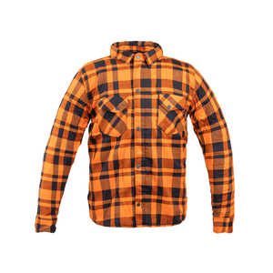 Camisas de franela personalizables para moto, ropa informal con CE protectores aprobados, técnicas teñidas de hilo antiarrugas y transpirables - Product Image 6