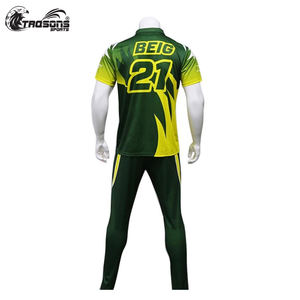 รูปแบบคริกเก็ตรูปแบบใหม่การออกแบบที่กำหนดเองเครื่องแบบชุดคริกเก็ตระเหิด2021 - Product Image 4