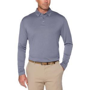 Vente en gros OEM Polo pour hommes à manches longues à la mode 100% coton Meilleure vente Orienté vers l'exportation de haute qualité Logo personnalisé - Product Image 1