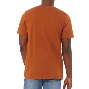 T-shirt unisexe en trois mélanges à imprimé personnalisé Construisez votre marque T-shirt pour homme T-shirt à col rond Marque privée - Product Image 3