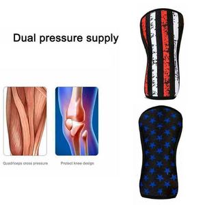 Sport Neoprene <b>Knee</b> Brace 7mm Compression <b>Protector</b> for Weightlifting Powerlifting Squatting Fitness Equipment - Product Image 3