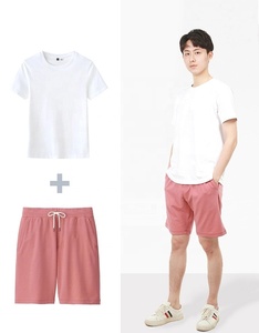 Recién llegado, pantalones deportivos informales para hombres y mujeres, diseño suelto, tela de Jersey de algodón, Impresión de logotipo personalizado, patrón recto de talla grande. - Product Image 3