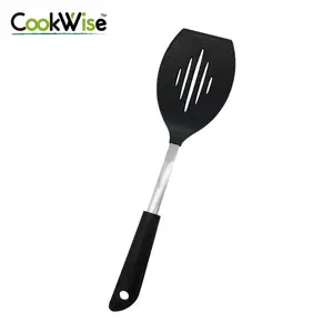 Spatule de cuisine antiadhésive en Nylon, à fentes