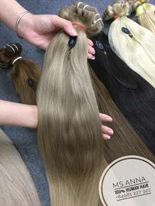 เวียดนามกัมพูชาผมต่อจากเส้นผมมนุษย์สุดๆแบบเรมี่ผมต่อจากเส้นไหมธรรมชาติฟอกสีผมด้วยกระบวนการทางเคมี - Product Image 4