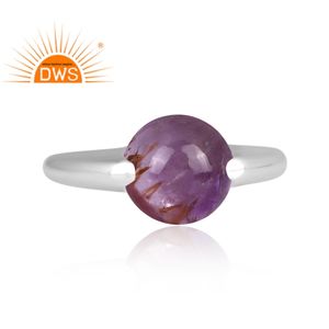 Dernière conception de bague empilable en argent sterling 925 avec super sept pierres précieuses naturelles pour femmes fabricant de bijoux fins - Product Image 2