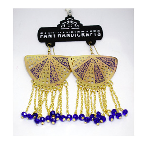 Nouvelles boucles d'oreilles plaquées or pour femmes, bijoux fantaisie, design tendance, laiton de haute qualité, uniques et confortables. - Product Image 6