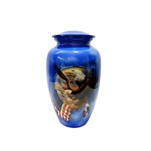 Imagen clásica de animales para adultos, urnas de cremación de cenizas funerarias de Metal sólido, latón/aluminio, estilo americano/europeo - Product Image 5