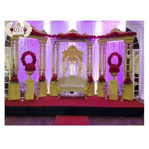 Takeri — décoration de scène de mariage indien de Style Sri lancan, décor de scène de mariage, Style traditionnel indien - Product Image 1