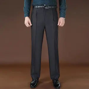 Dress Pant - Hot Sale Custom Men's Flat Front Casual Dress Pants