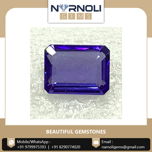 Cuentas de tanzanita natural calibradas Octágono 100%, piedras preciosas sueltas a precio de fábrica para la fabricación de joyas de piedras preciosas en Color azul - Product Image 6