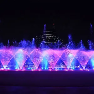 Music Fountain Outdoor Landscape Musical Dancing Water Fountain Large Waterscape