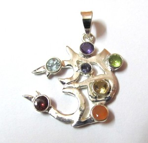 Abaya — pendentifs Chakra à facettes, pour femme, bijoux à la mode - Product Image 1
