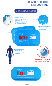 큰 크기 건강 관리 냉각 압착기 치료 액체 젤 근육, 고통, 긴장, 염좌를 위한 뜨거운 찬 팩 - Product Image 4