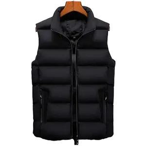 2023 erkek özel toptan hafif su dayanıklı Packable unisex Puffer yastıklı jile yelek Activewear rüzgarlık Bodywarm