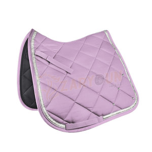 Custom Classical Comfort English Dressage Saddle Pad Polyester ZARYOUN IMPEX Best Quality at Low Price Satin Fabric Equestrian - Product Image 3