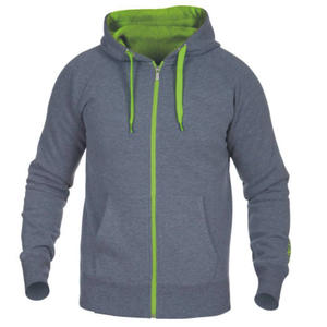 High Quality Customizable <b>Full</b> <b>Zip</b> up Hoodie Cotton Polyester <b>Sweatshirt</b> with Embossed Print OEM Customized - Product Image 1