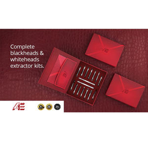 2026 Más Vendido Rojo 14 Piezas LA ELAHI Kit de Tratamiento para el Acné, Extractor de Puntos Negros y Espinillas de Acero Inoxidable de Alta Calidad para el Rostro - Product Image 4