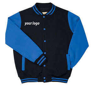 Chaqueta Bomber Ligera de Satén con un Solo Botón para Hombre, 100% Poliéster - Product Image 3