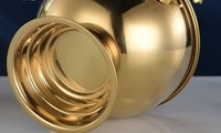 Seau à glace en acier inoxydable 304 tête de cerf doré champagne, seau à glace pour champagne