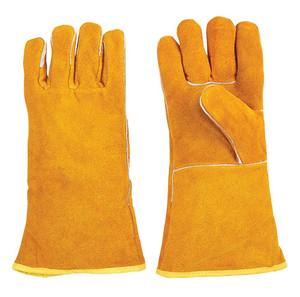 Gants de sécurité en cuir fendu de vache robuste de haute qualité XL Anti-chaleur Protection Premium travail de soudage EN388 Nitrile certifié - Product Image 2