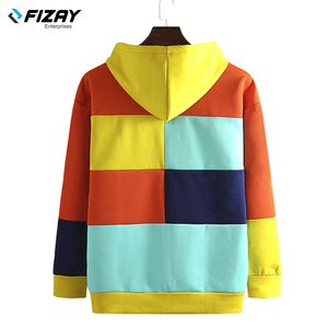 Sweat à capuche en coton surdimensionné de haute qualité pour hommes, vêtements de rue multicolores pour l'hiver, échantillon gratuit disponible - Product Image 3