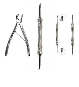 5 pièces d'instruments spécialisés en acier inoxydable pour chirurgies dentaires - Product Image 6