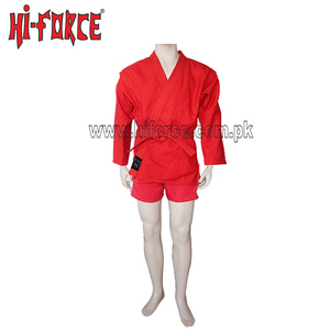 Veste et short de Sambo en coton 100% avec logo personnalisé en gros - Product Image 2